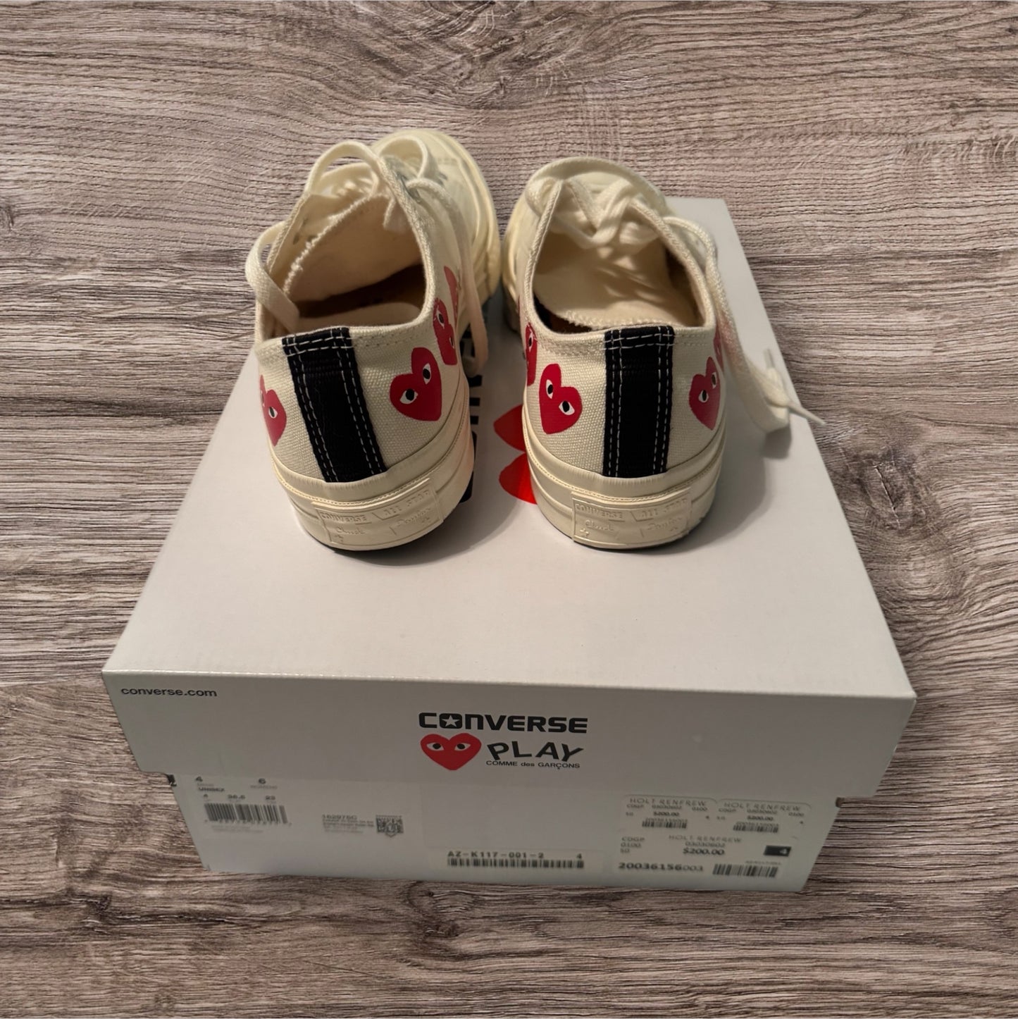 Woman’s Comme Des Garçons Converse Size 6 (162975C)