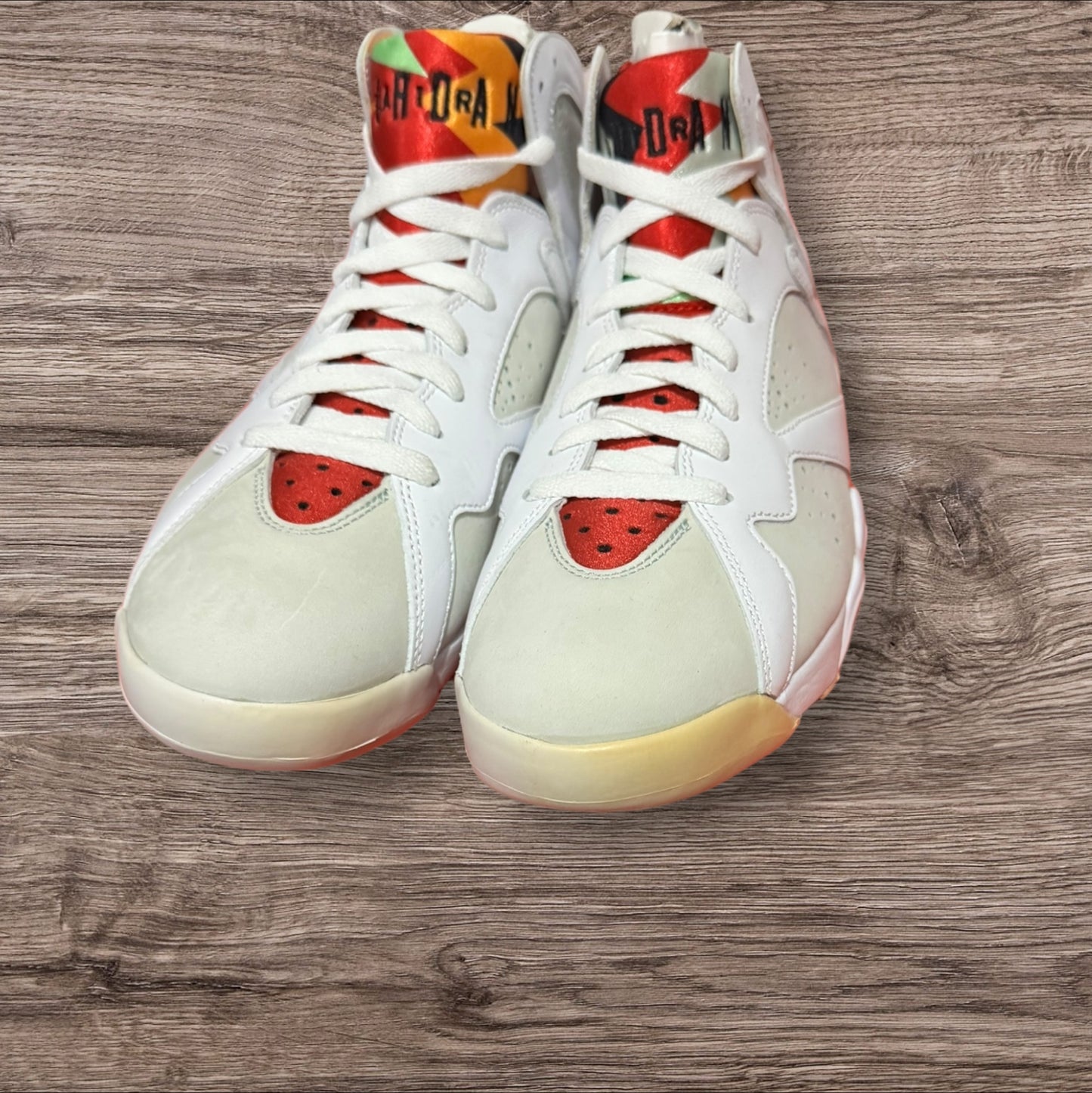 Jordan 7 Hare Size 9 (No Box, Never Tried On, Toe Area Yellow 304775-125)