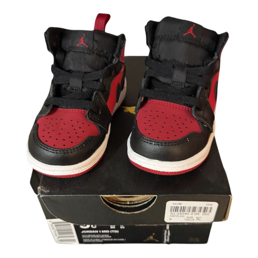 DS Infant Jordan 1 Mid Bred Size 5C (640735 610)