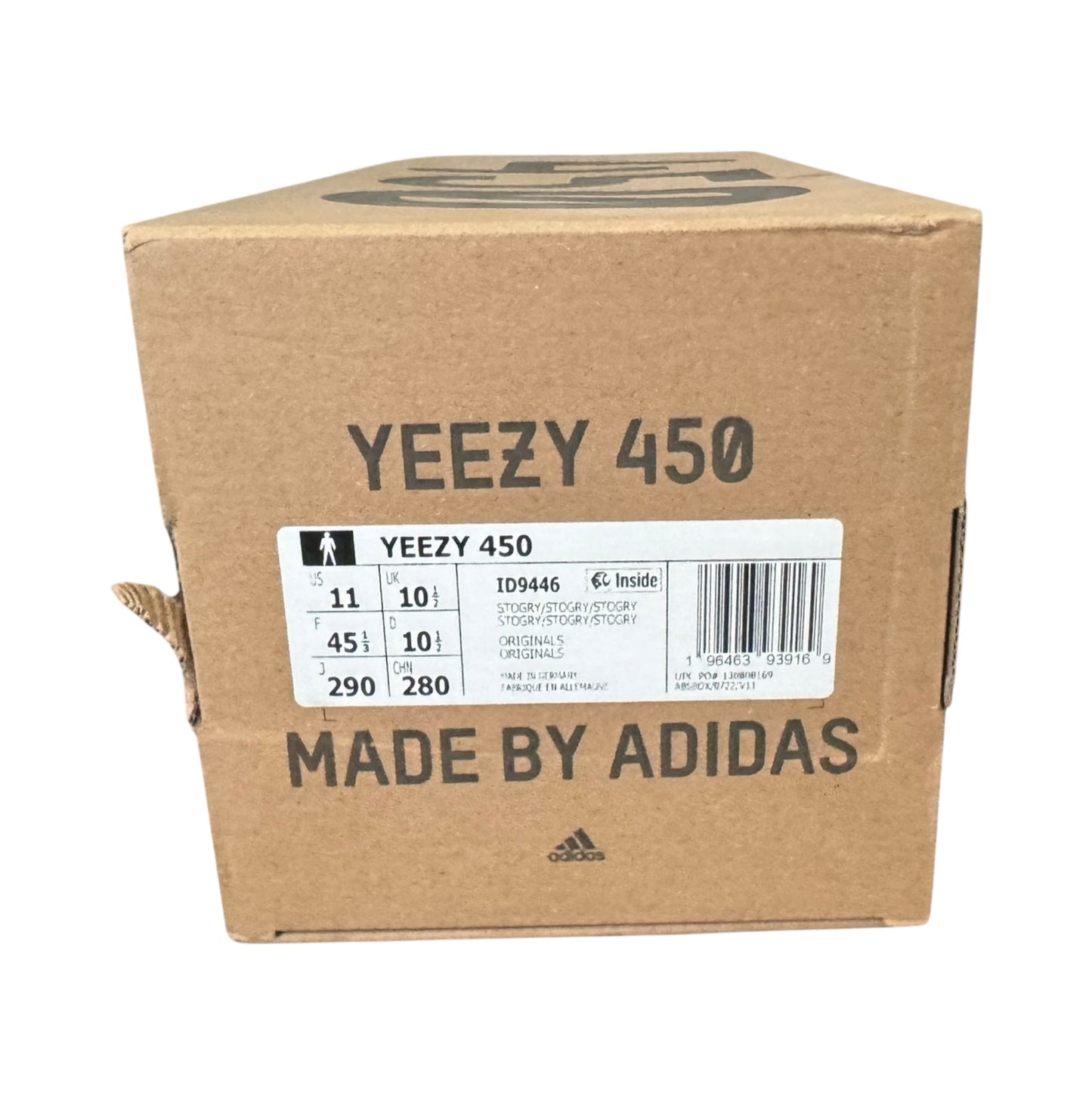 Adidas Yeezy 450 Stone Grey Size 11 (ID9446)