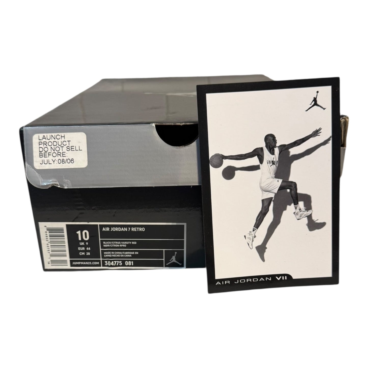 Jordan 7 Citrus 2006 Size 10 (304775 081)