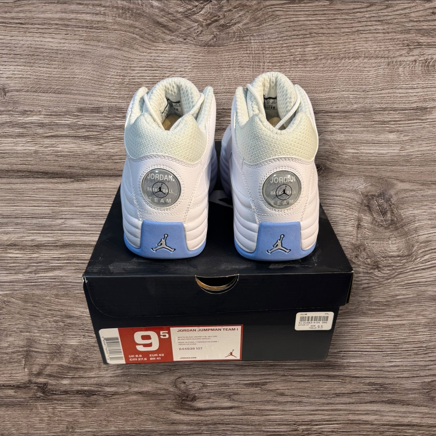 DS Jordan Jumpman Team I University Blue Size 9.5 (644938 107)