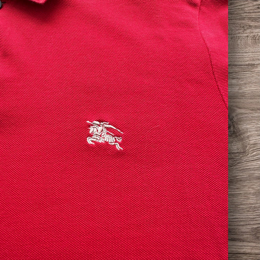 Burberry Red Polo Shirt