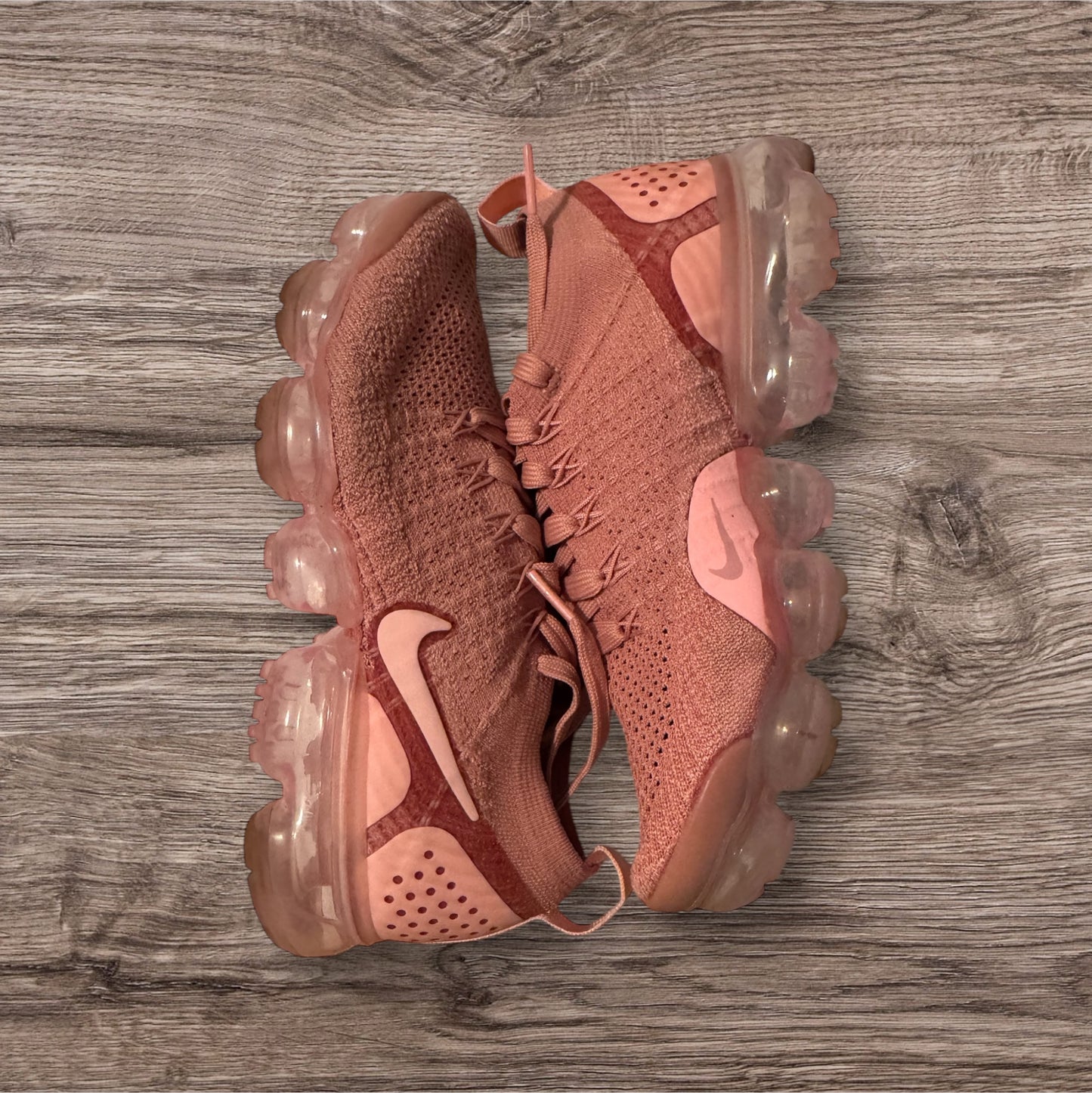 Woman Nike Vapormax Plus Flyknit 2 Pink Size 7 (942843 600)