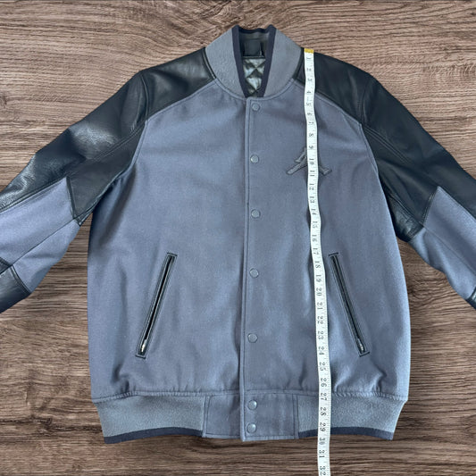 Jordan Grey Varsity Jacket Size XL