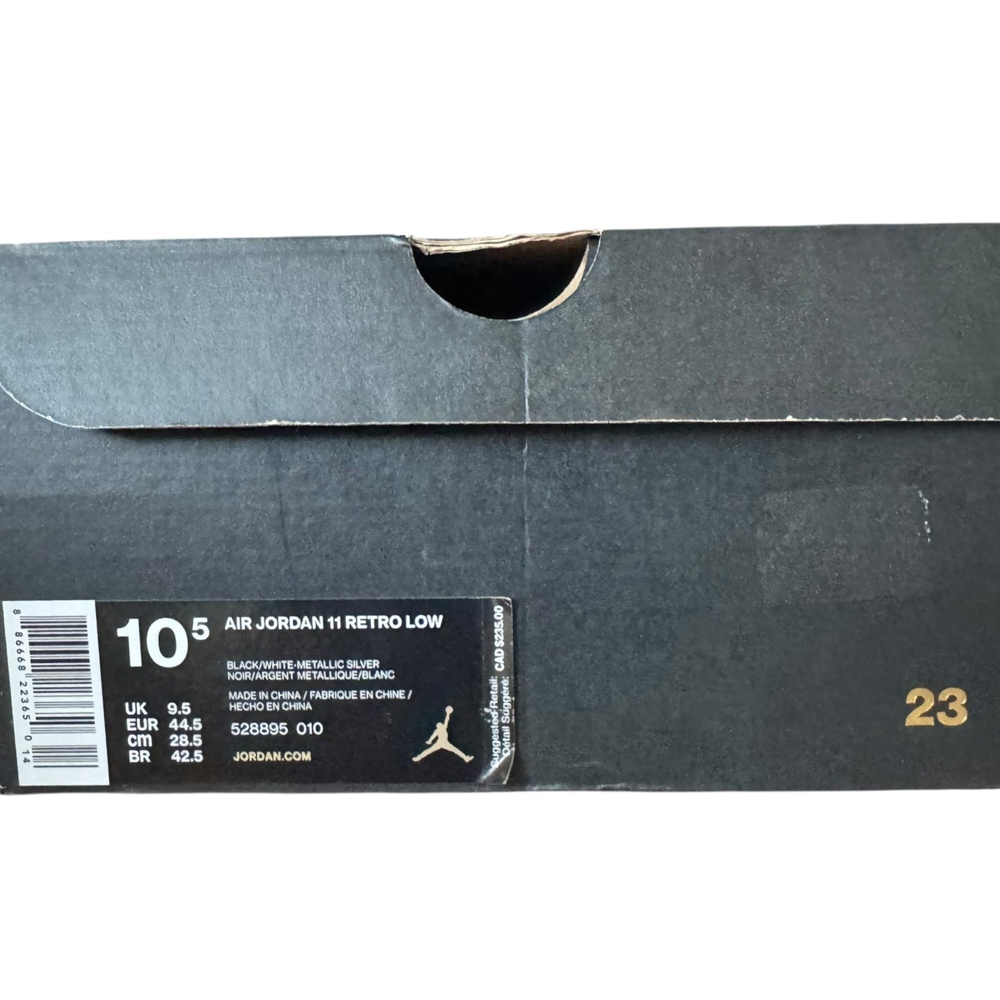 Jordan 11 Low Baron Size 10.5 (528895 010)