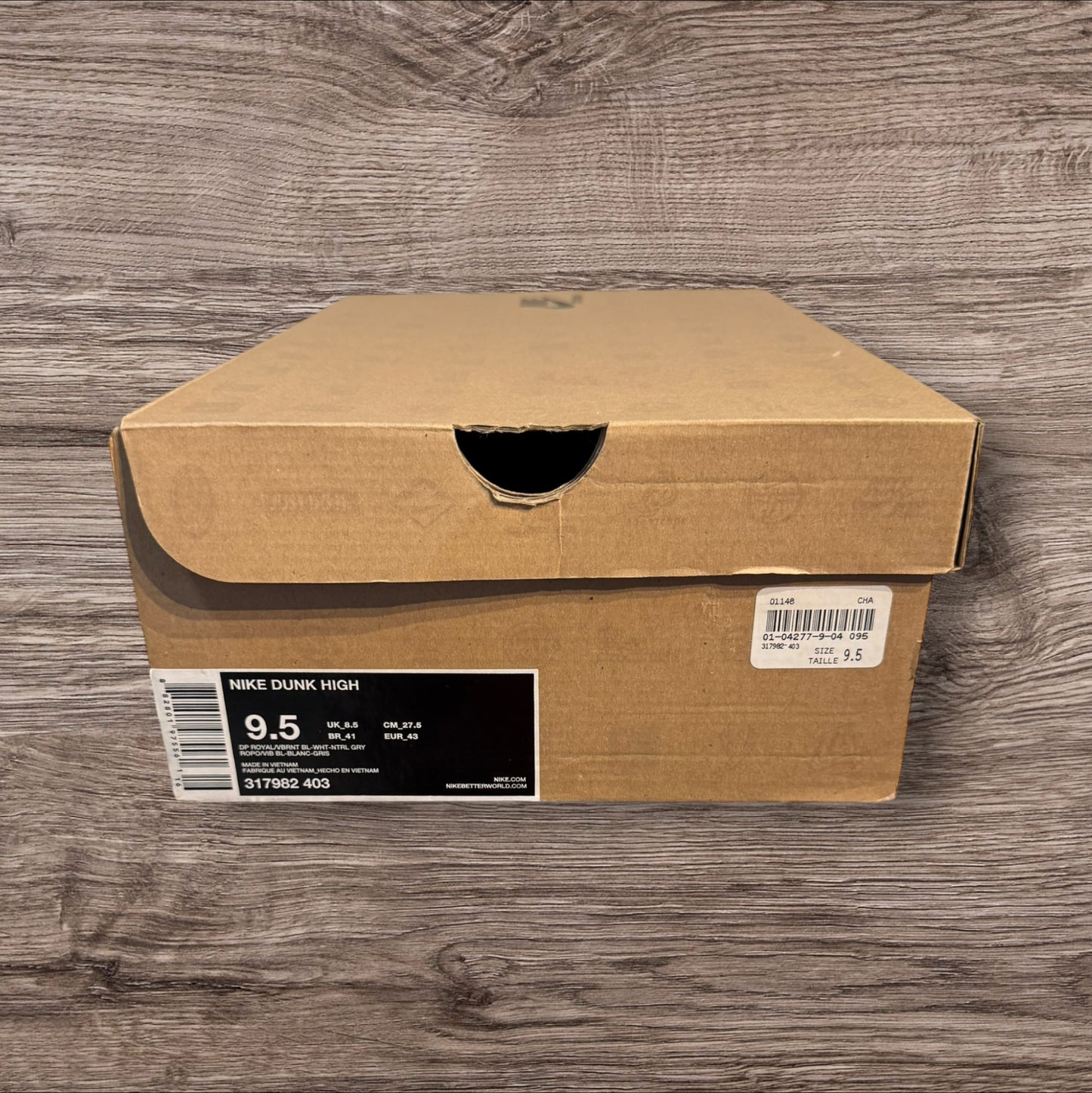 Nike Dunk High Royal Blue Size 9.5 (317982 403)