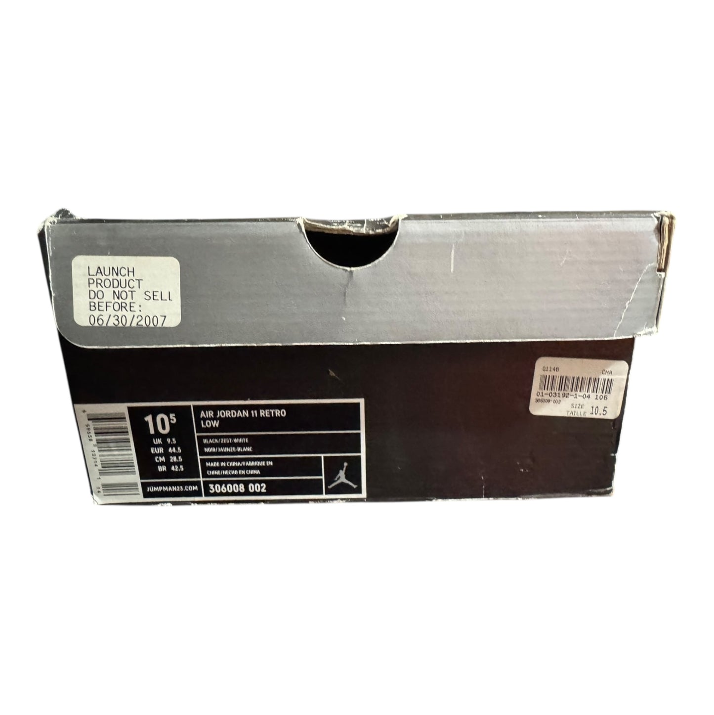 Jordan 11 Low IE Zest (2007) Size 10.5 (306008 002)