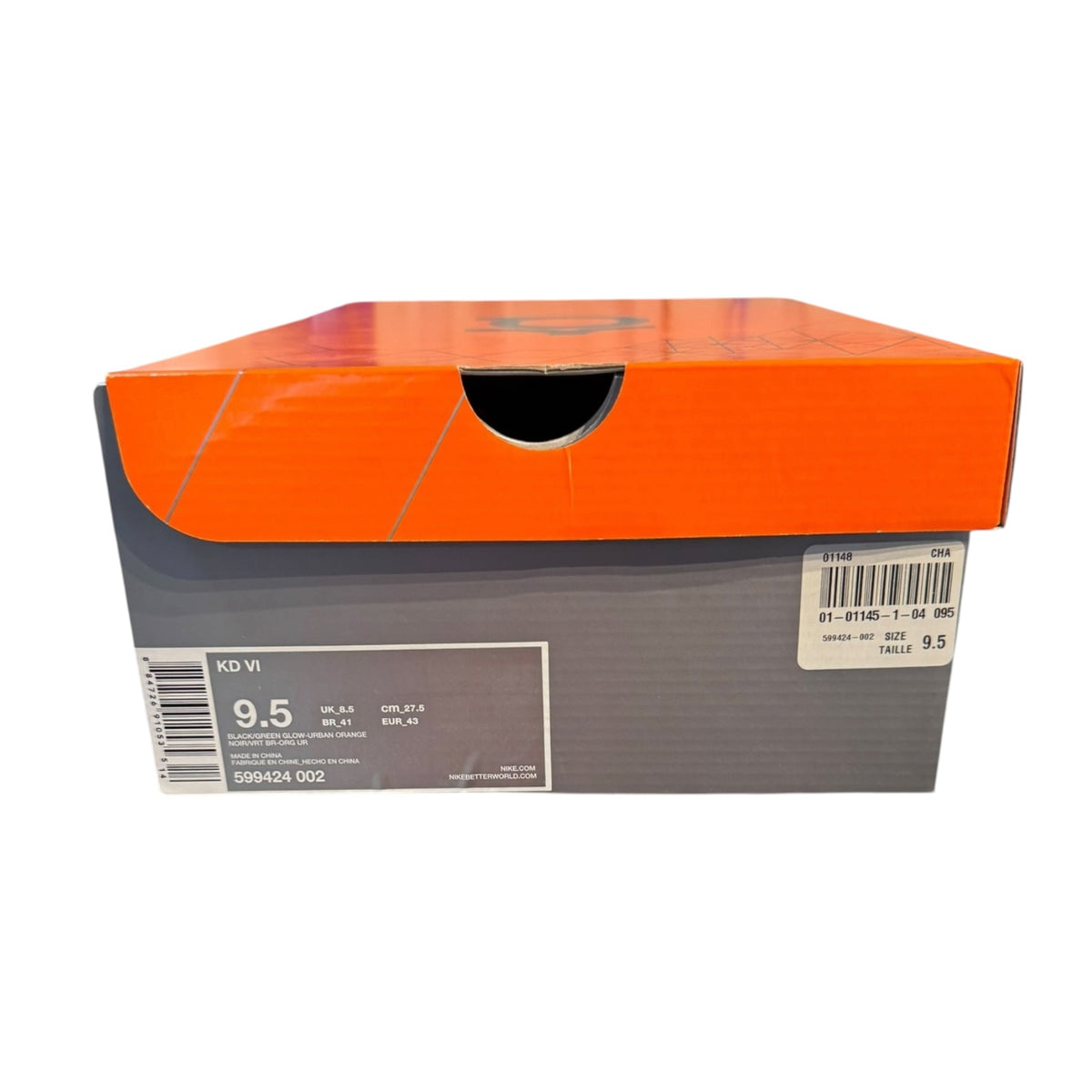 Nike KD VI Texas Size 9.5 (599424 002)