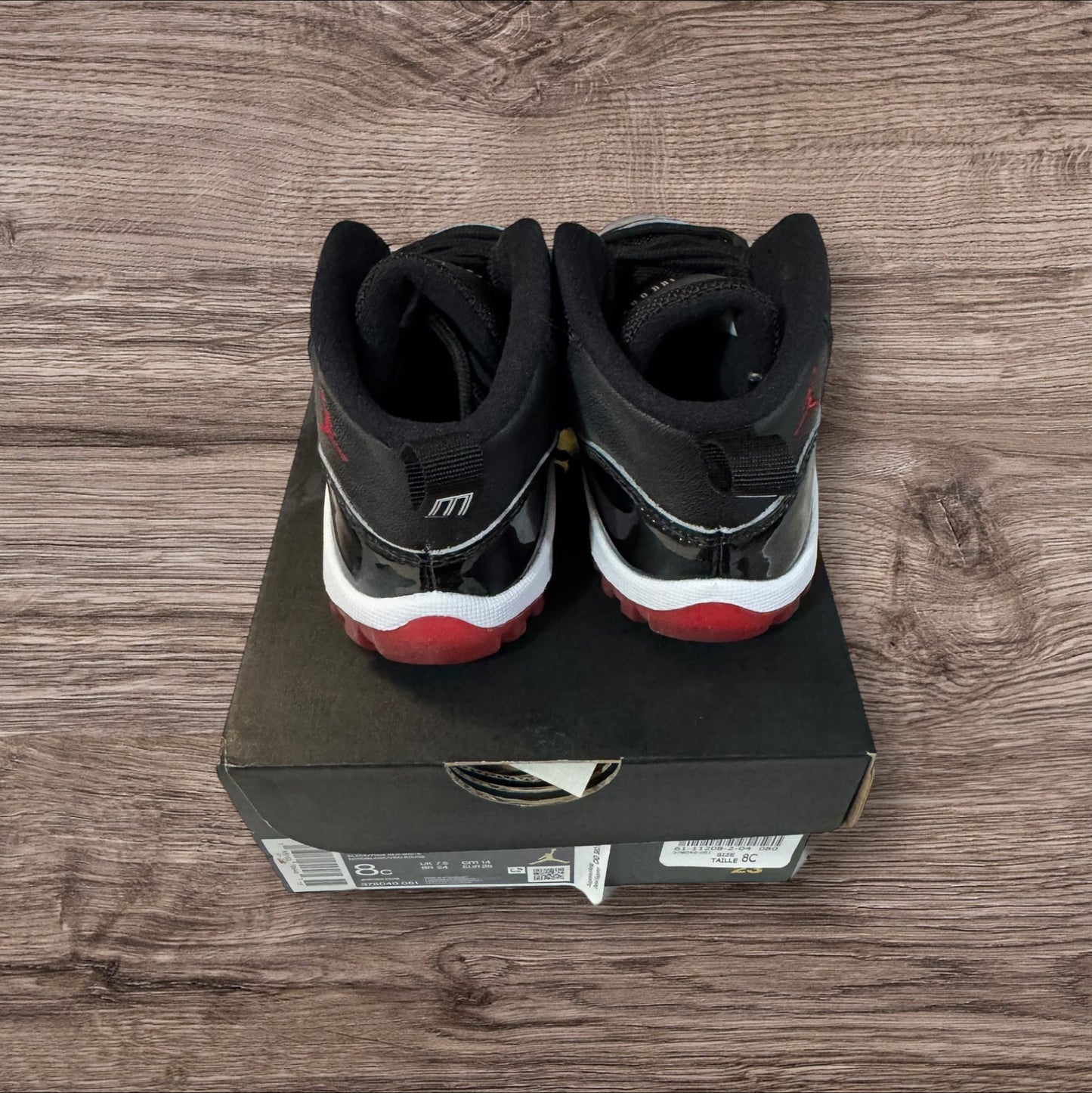 DS Infant Jordan 11 Bred Sz 8c (378040 061)