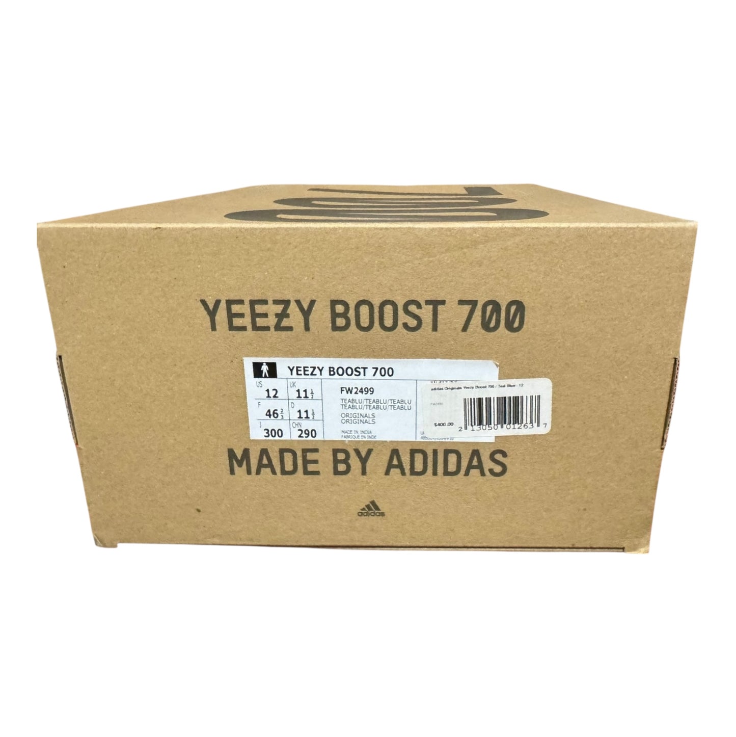 Adidas Yeezy 700 Teal Blue Size 12 (FW2499)