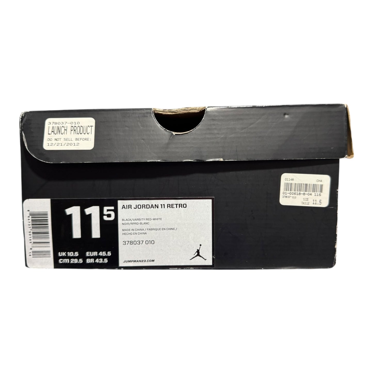 Jordan 11 Playoffs (2012) Size 11.5 (378037 010)