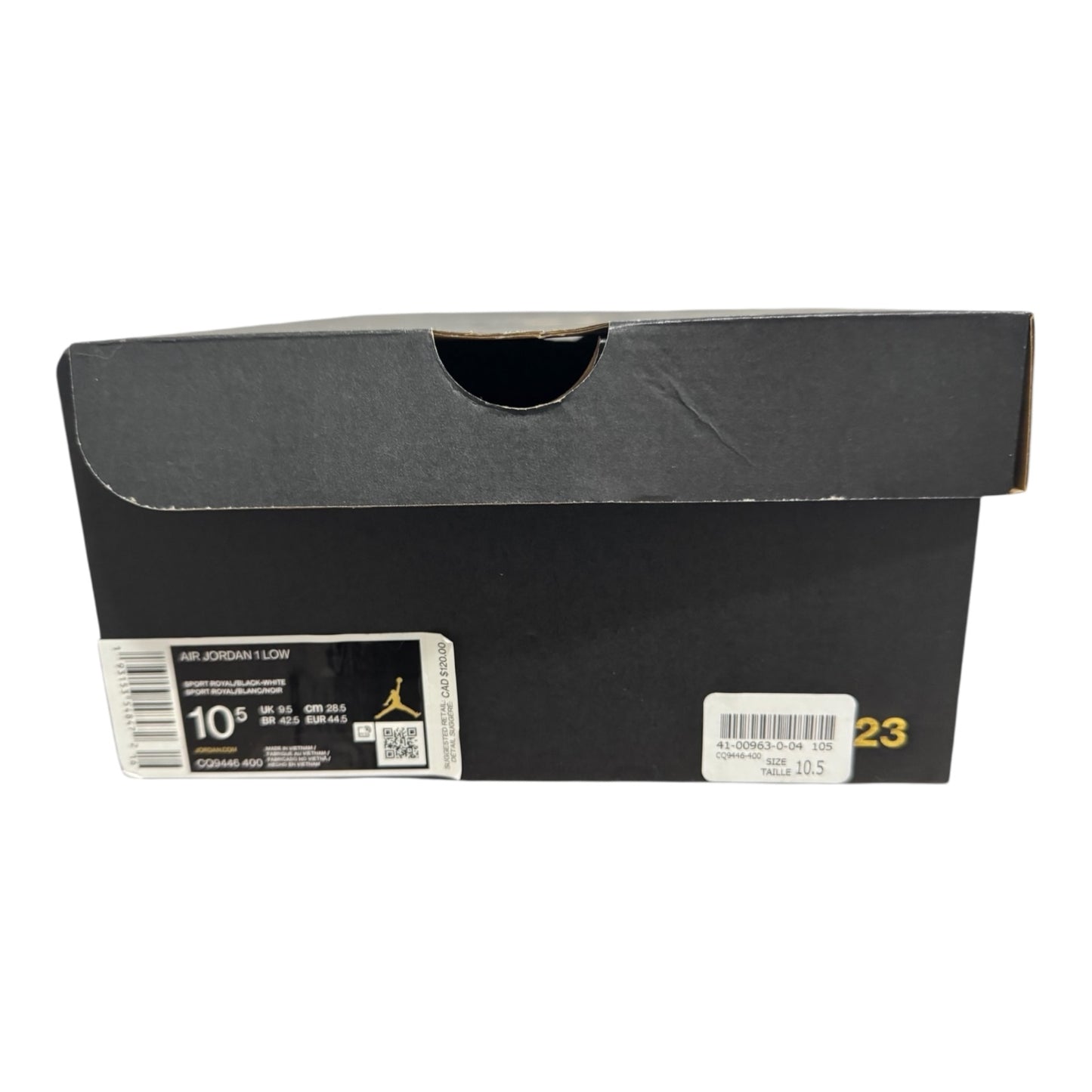 Jordan 1 Low Royal Toe Size 10.5 (CQ9446 400)