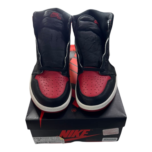 DS Jordan 1 Bred Toe Size 9.5 (555088-610)