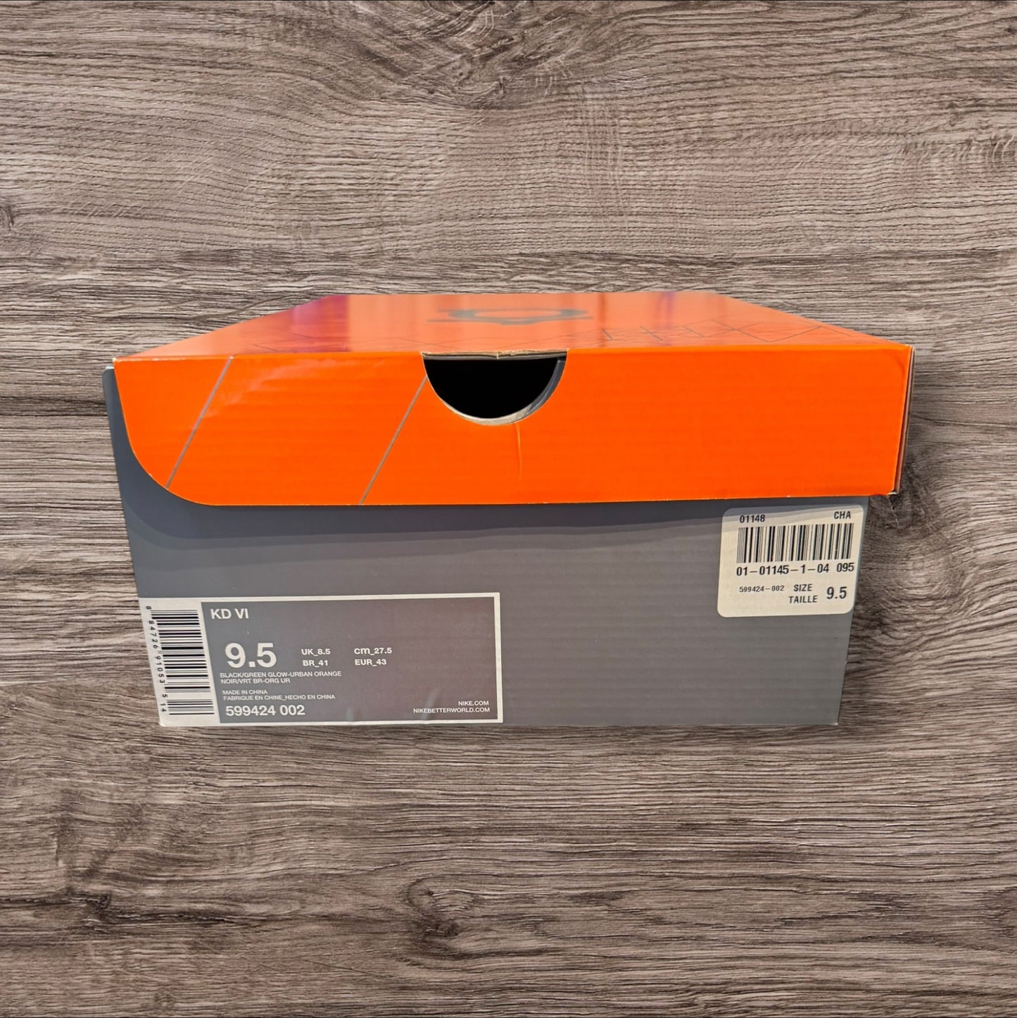 Nike KD VI Texas Size 9.5 (599424 002)
