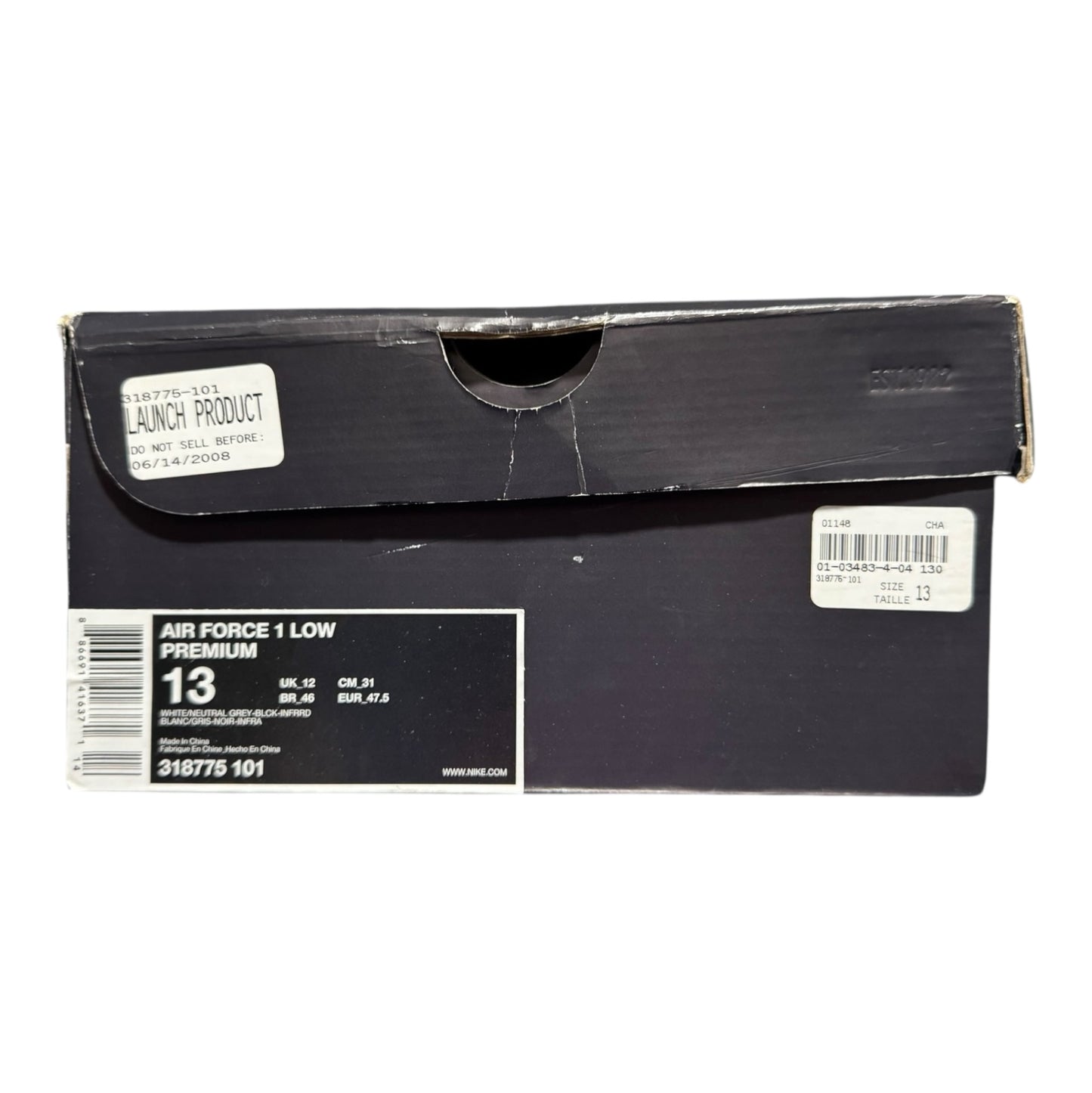 DS Air Force 1 Low Infrared Size 13 (318775 101)