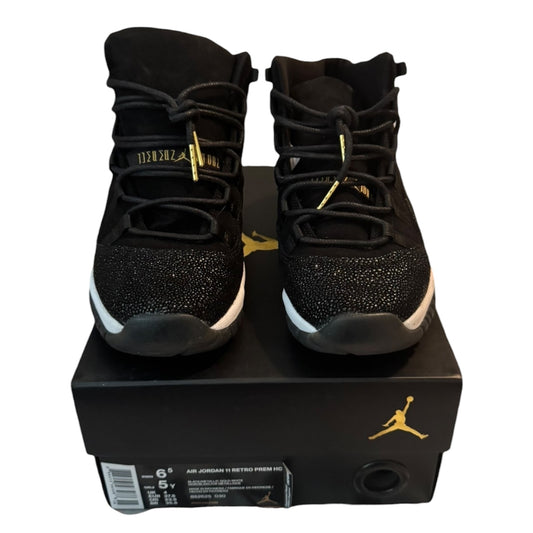 GS Jordan 11 Heiress Black Stingray Size 5Y (852625 030)
