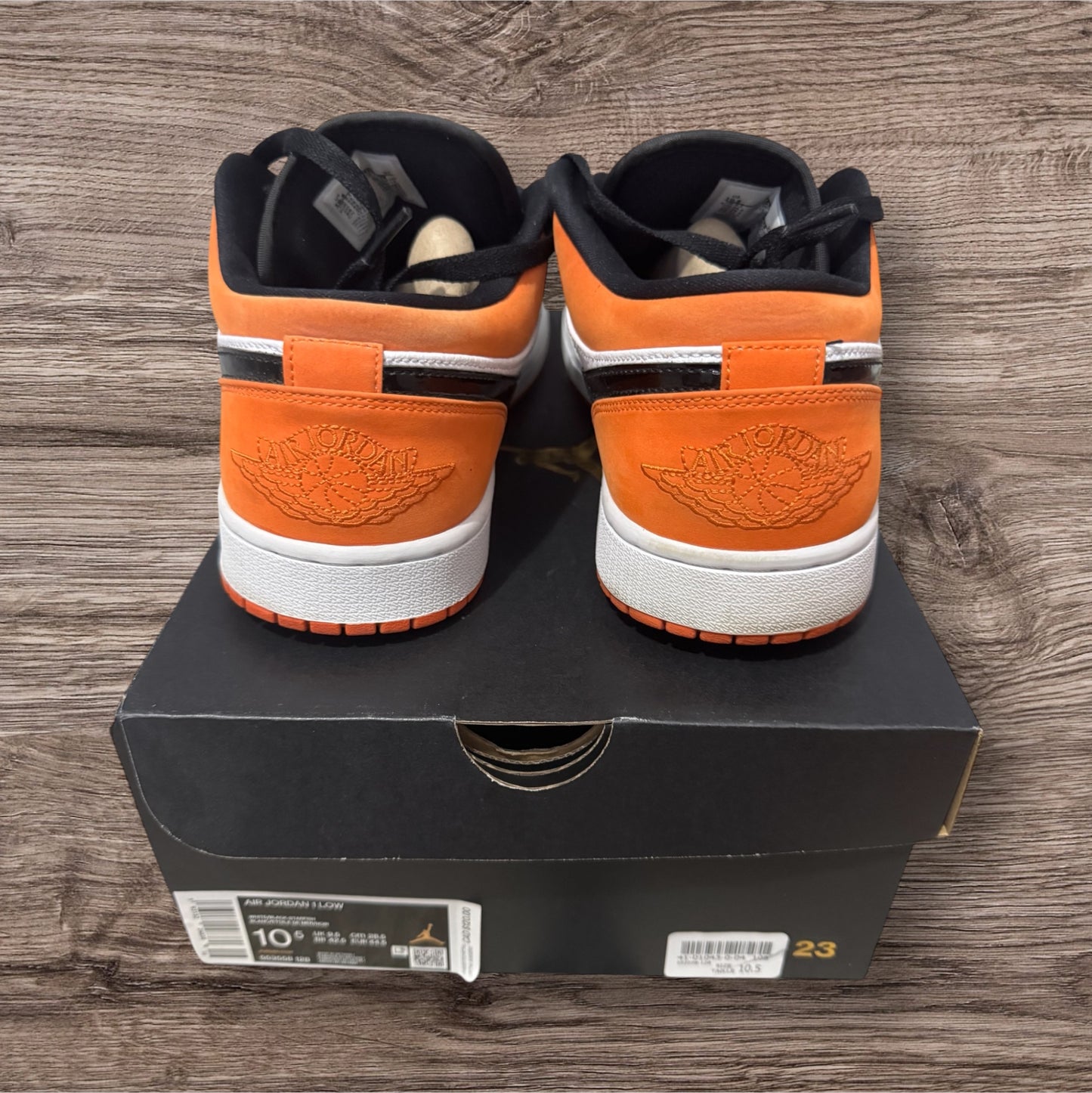Jordan 1 Low Shattered Backboard Size 10.5 (553558 128)