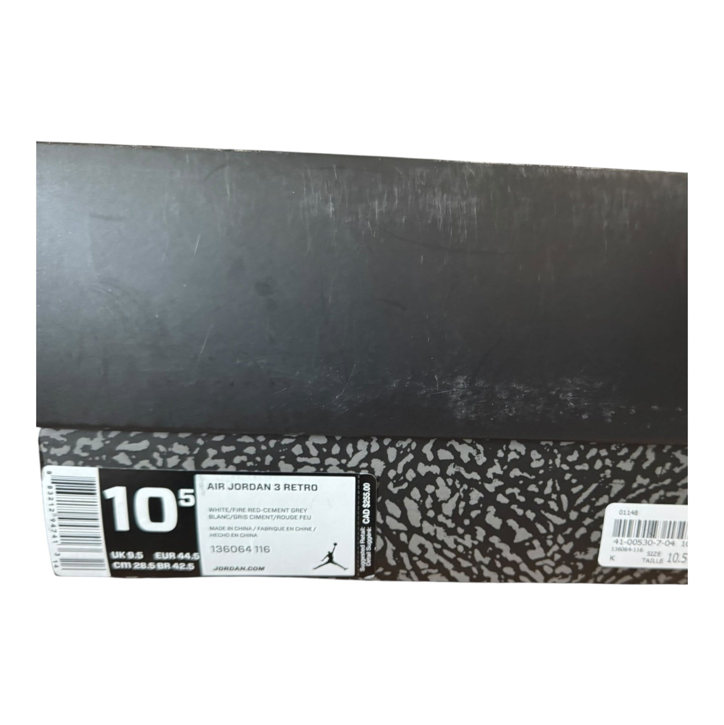 Jordan 3 Hall of Fame Size 10.5 (136064 116)