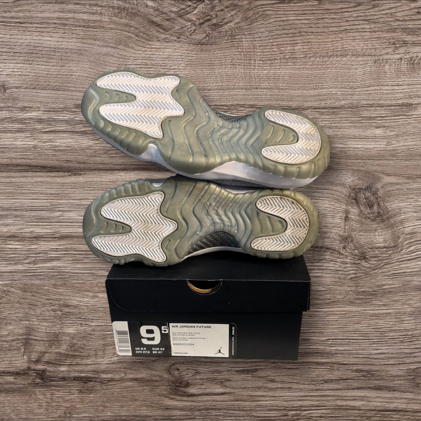 Jordan Future Wolf Grey Size 9.5 (656503 004)