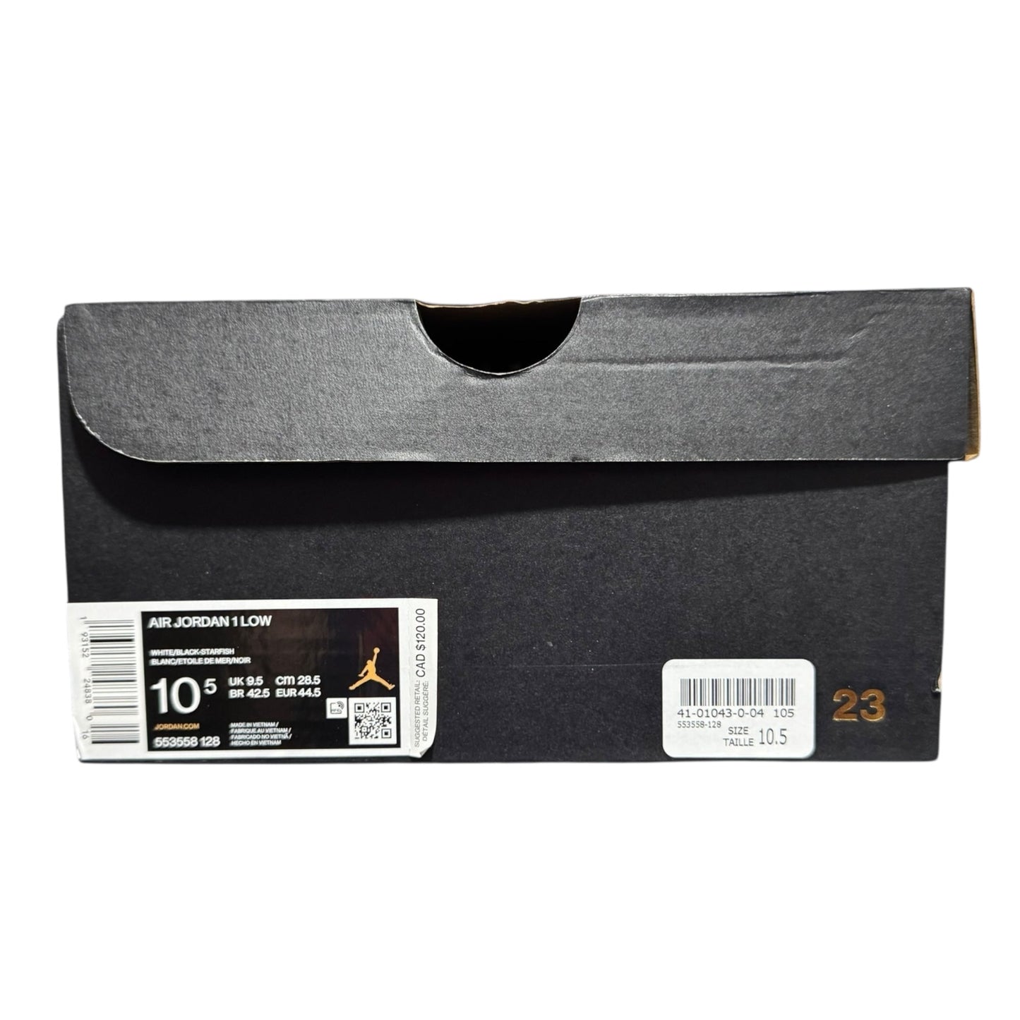 Jordan 1 Low Shattered Backboard Size 10.5 (553558 128)