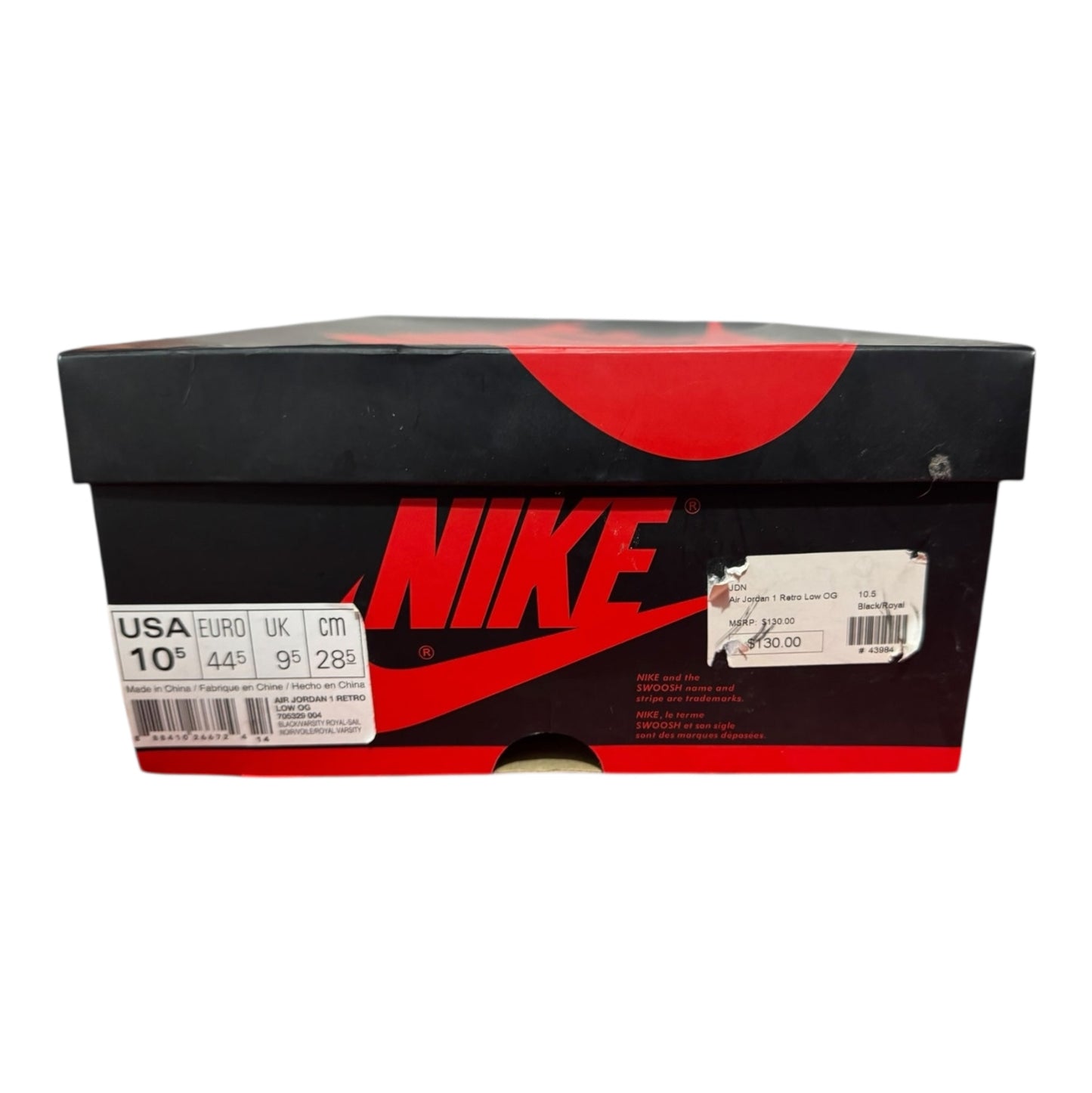 Jordan 1 Low Royal 2015 Size 10.5 (705329 004)