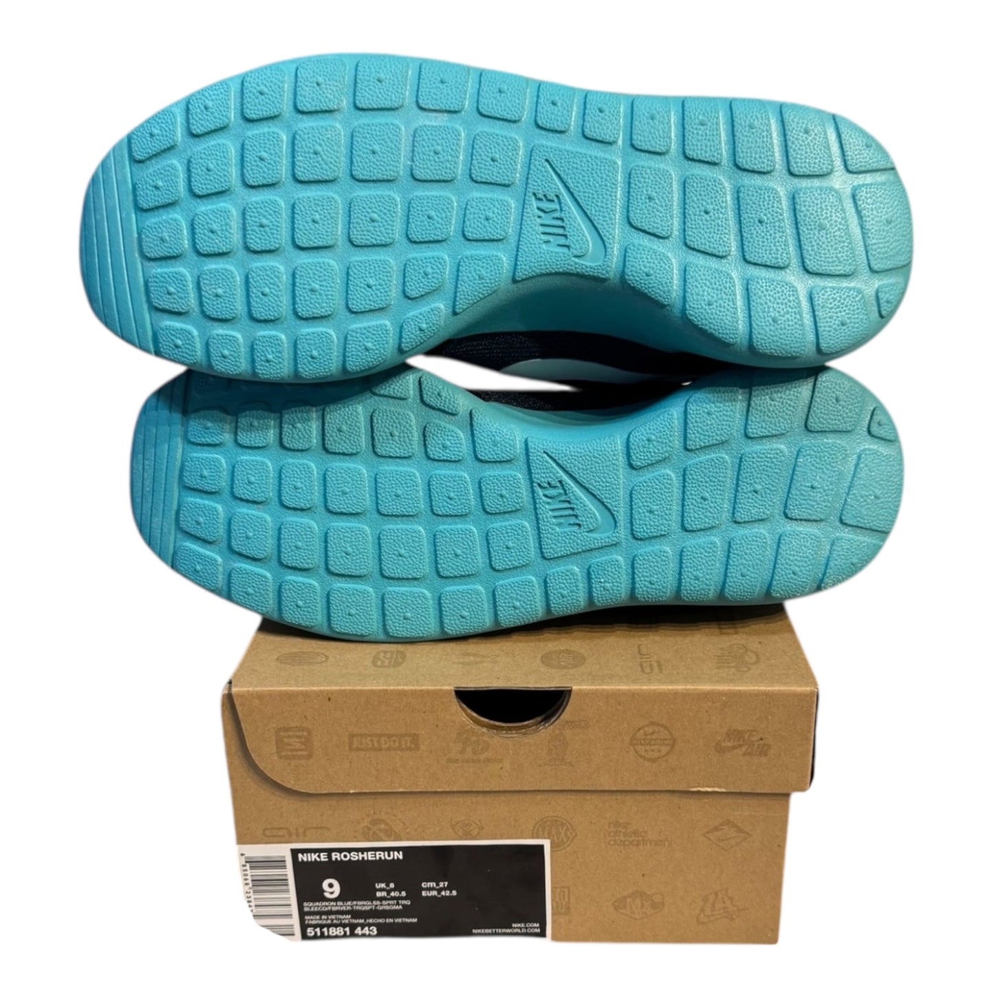 DS Nike Rosherun Navy Size 9