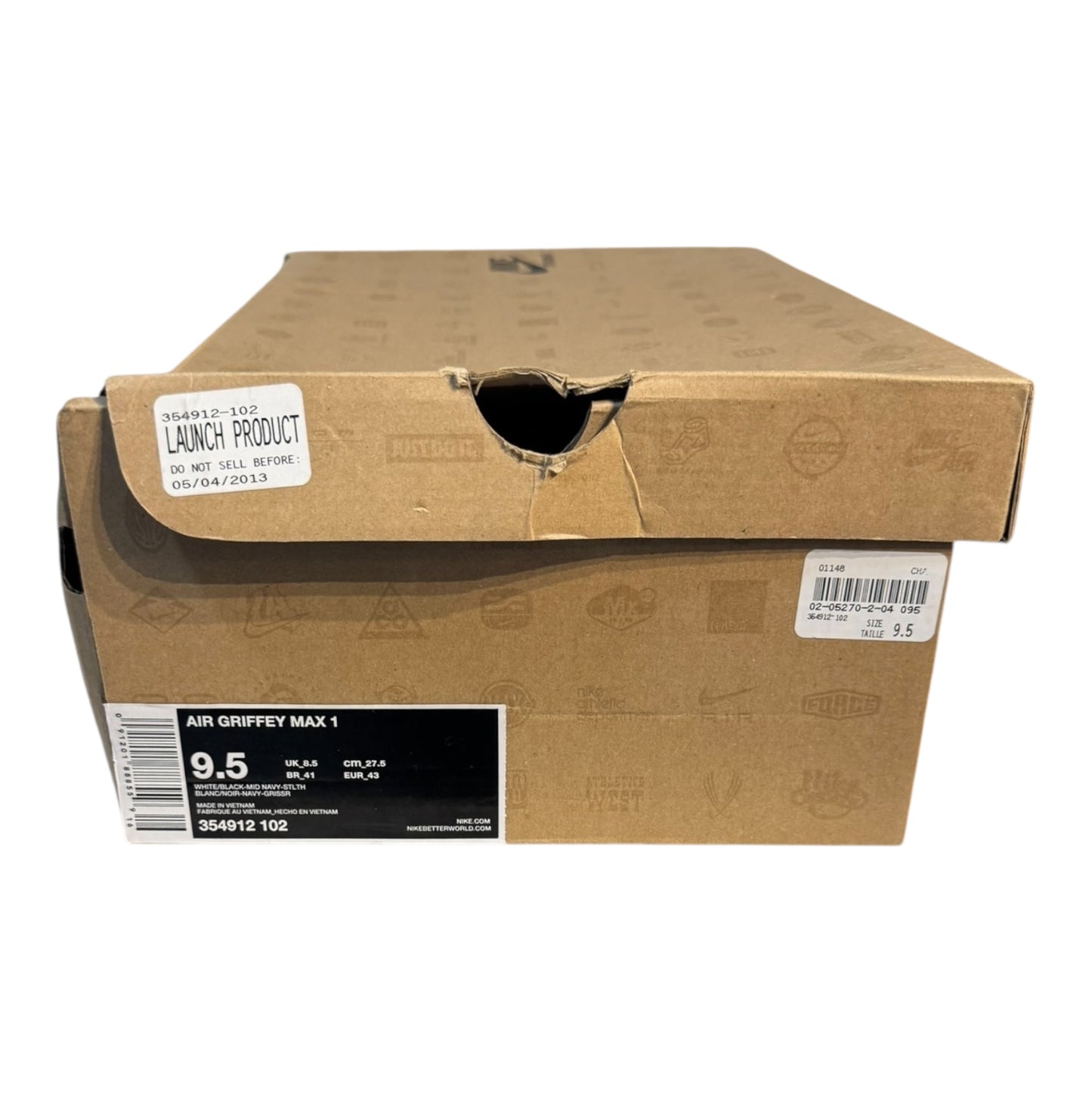 Nike Griffey Max 1 Navy Size 9.5 (354912 102)