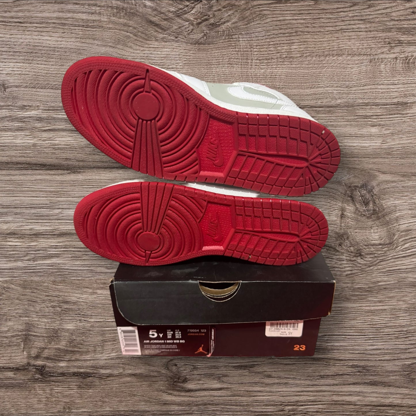 GS Jordan 1 Mid Hare Size 5Y ( 719554 123)