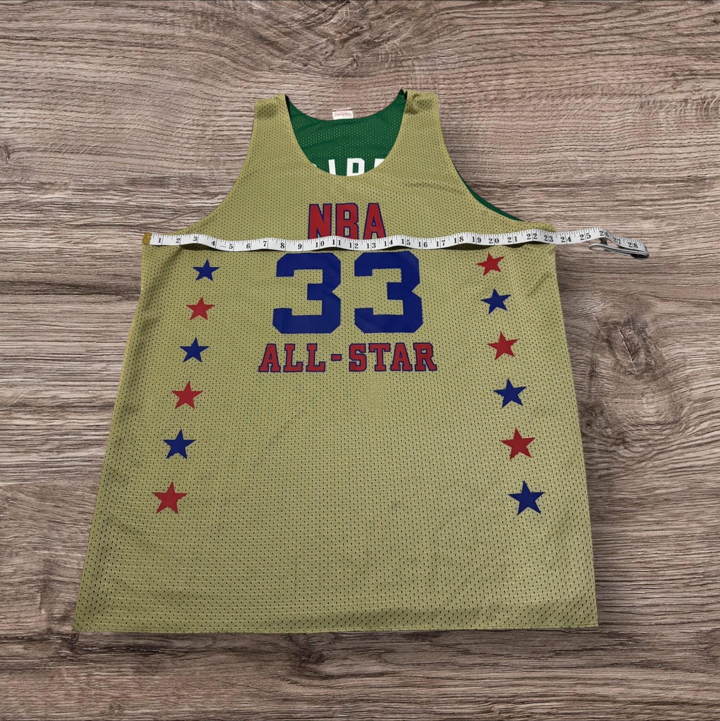 Mitchell & Ness Green Boston Celtics Larry Bird Reversible Practice Jersey Size XL