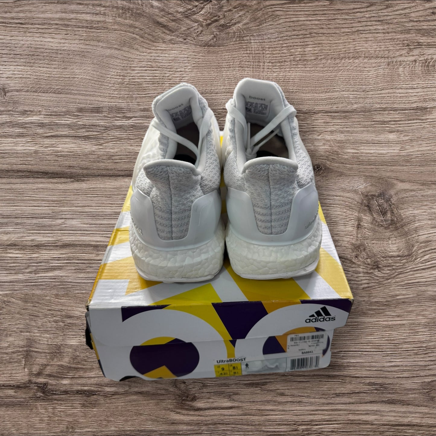 Adidas Ultraboost 3.0 Triple White Size 9 (BA8841)