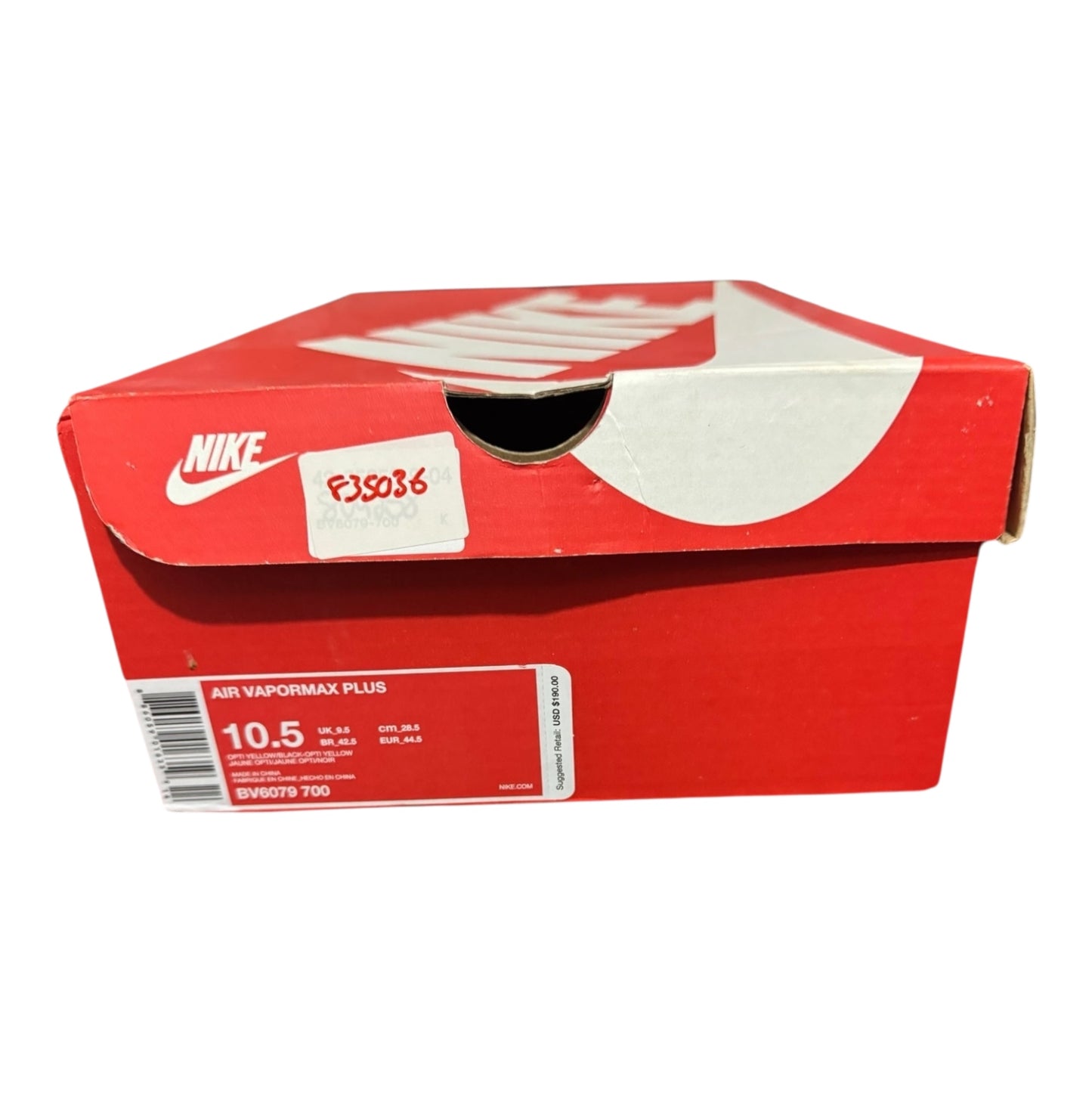 Nike Vapormax Plus Bumblebee Size 10.5 (BV6079 700)