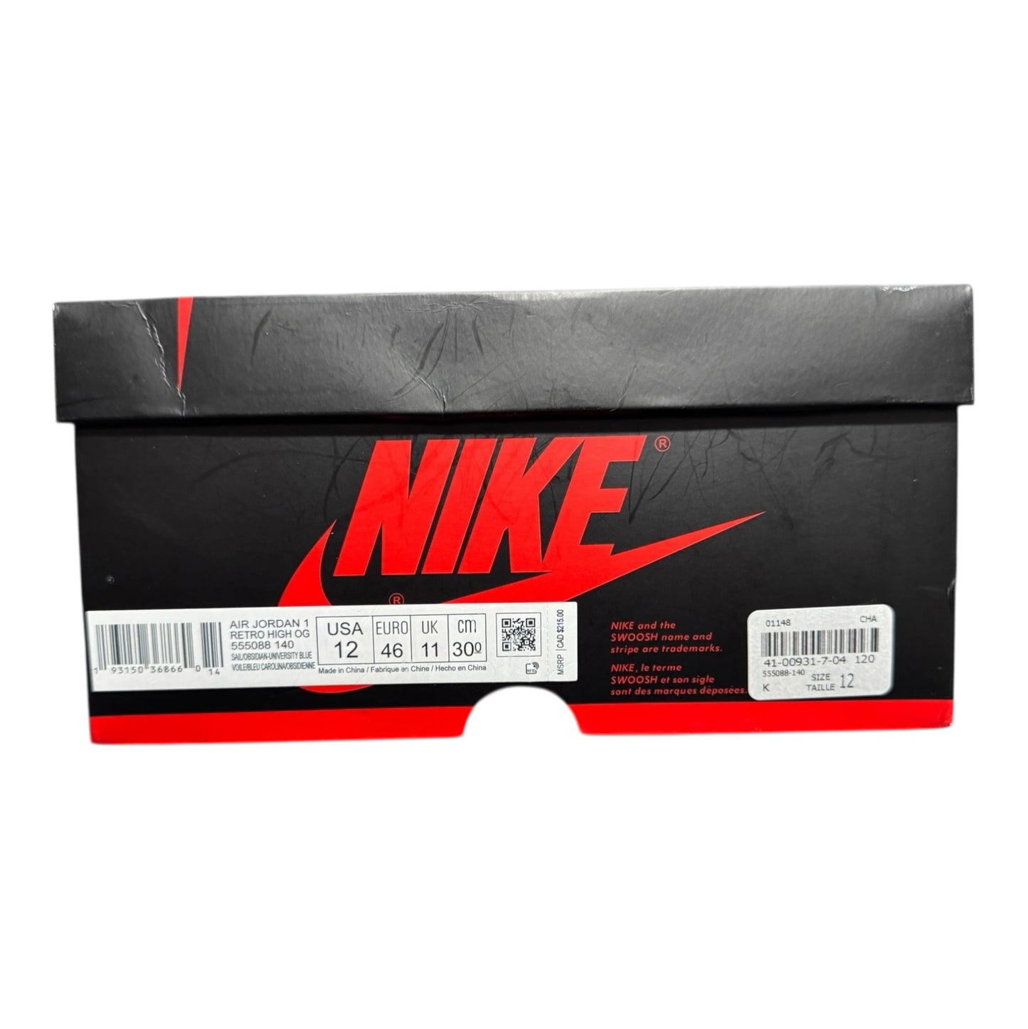 Jordan 1 High Obsidian Size 12 (555088 140)