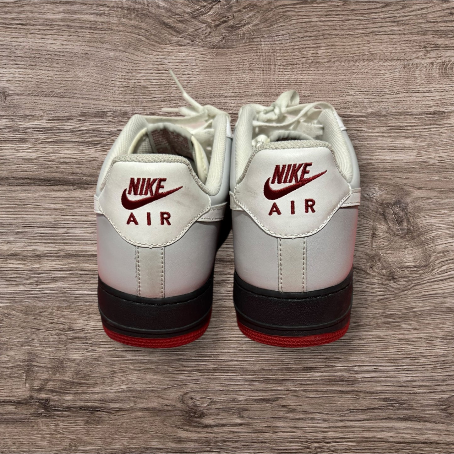 Nike Air Force 1 Grey/Red Size 13 (No Box 315122-118)