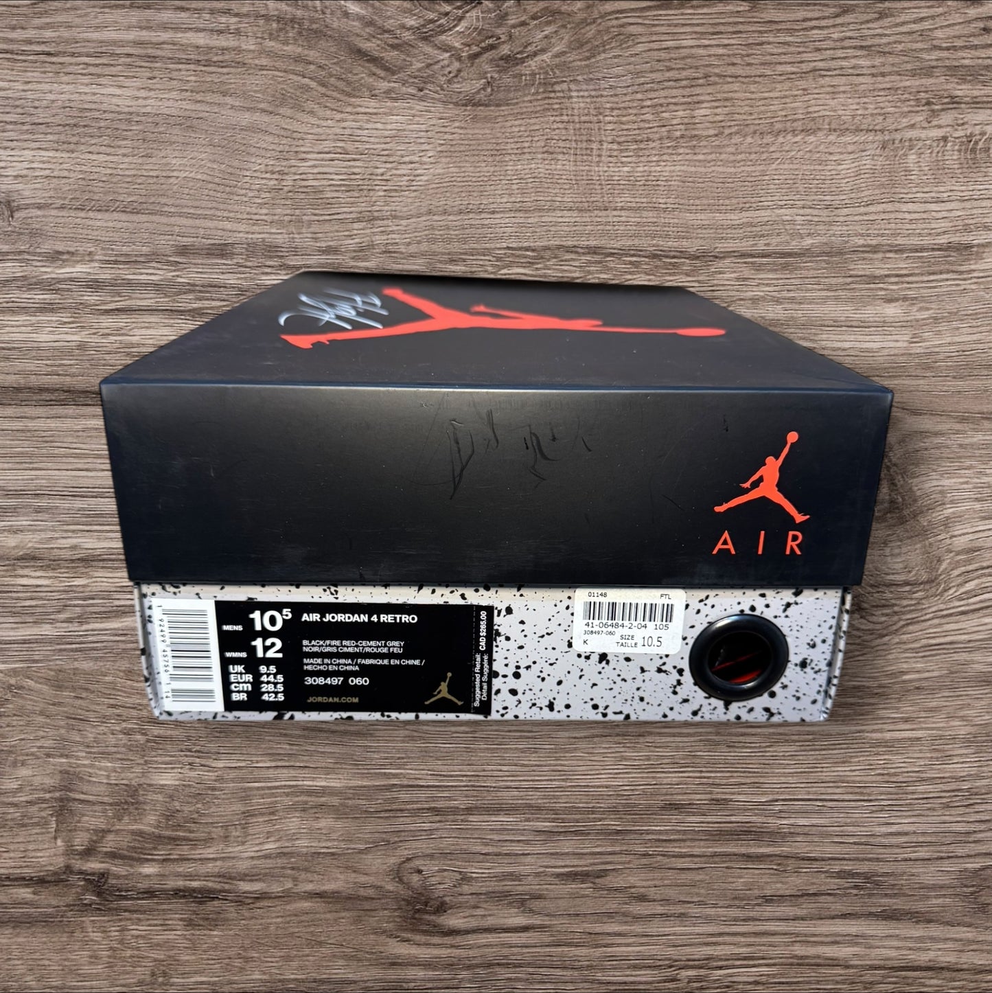 Jordan 4 Bred 2019 Size 10.5 (308497 060)
