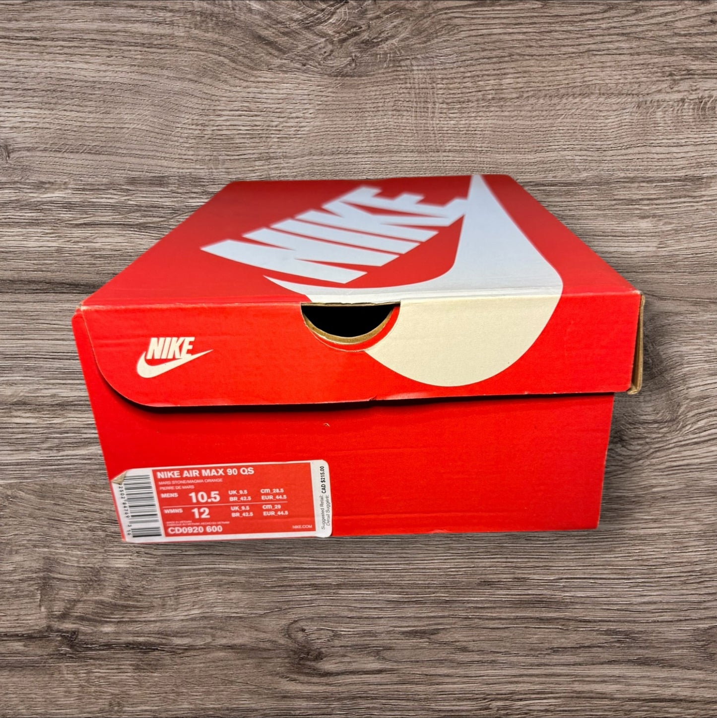 DS Nike Air Max 90 Mars Landing Size 10.5 (CD0920 600)