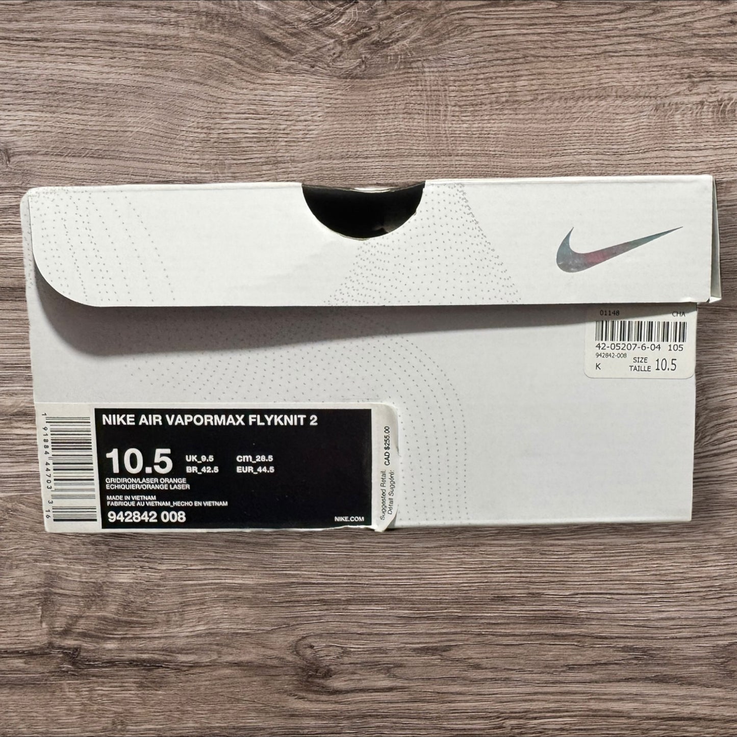 Nike Vapormax Flyknit 2 Pink Blast Size 10.5 (942842 008)