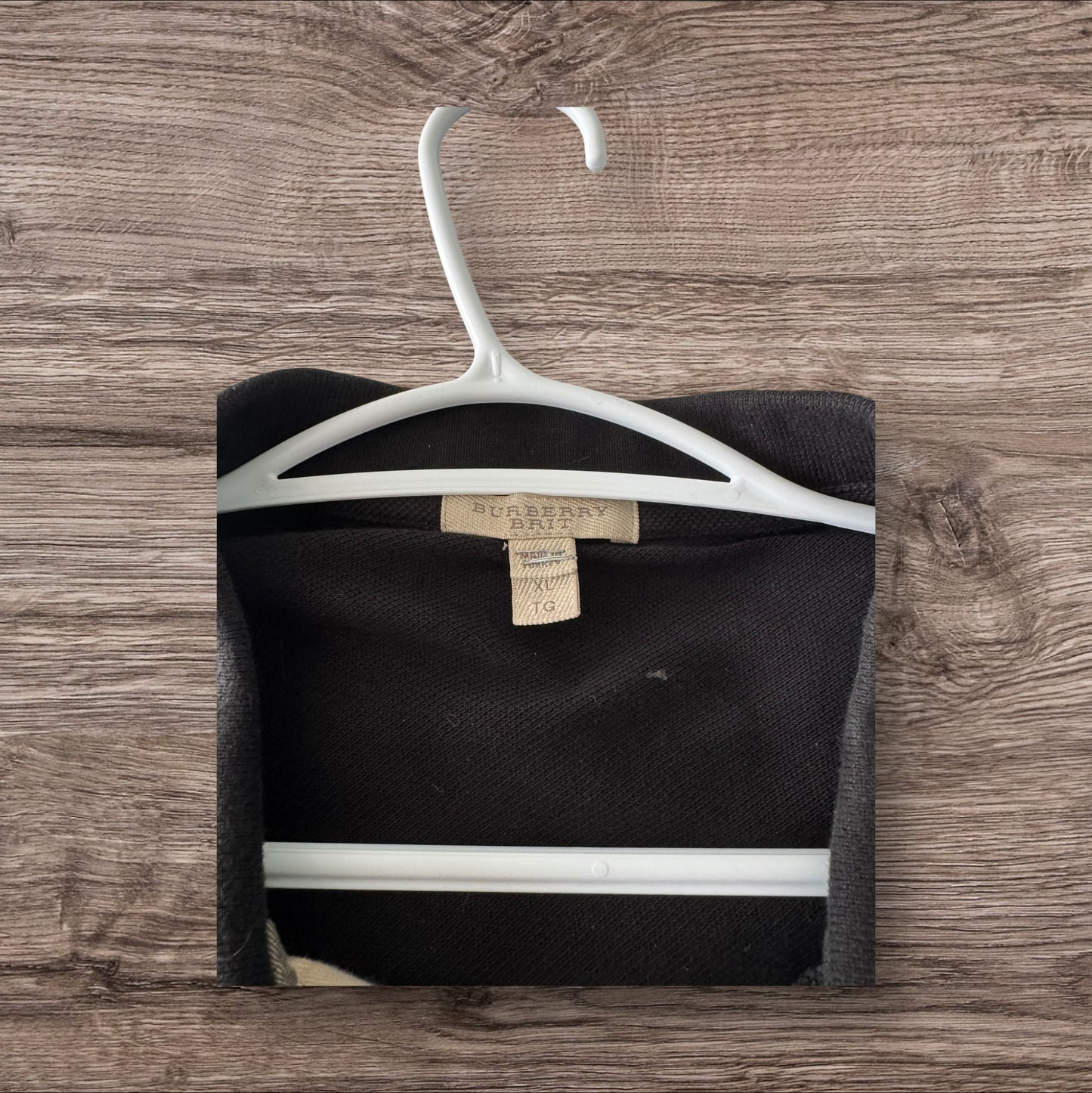 Burberry Black Polo Shirt