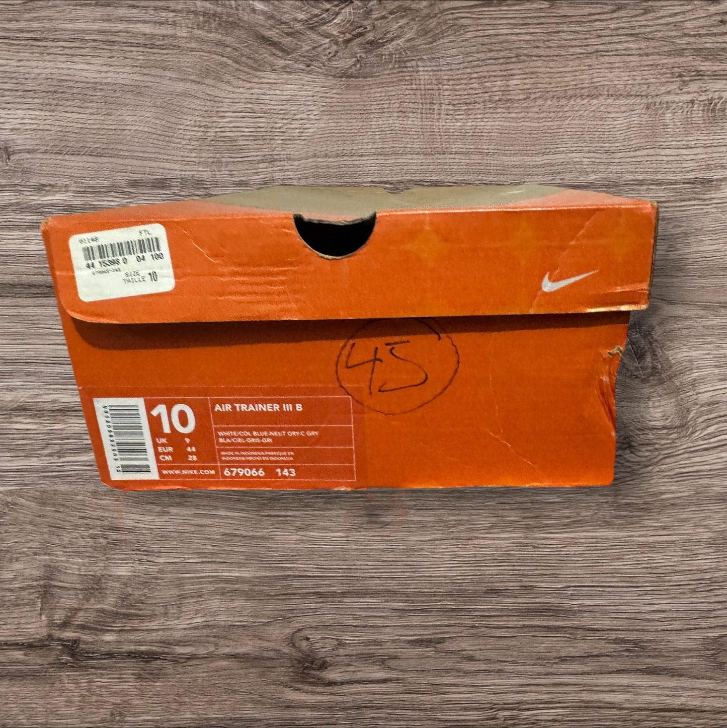 DS Nike Air Trainer lll OG Size 10 (679066 143)