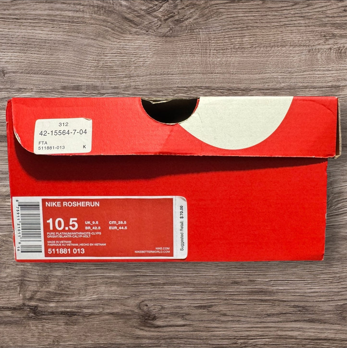 Nike Roshe Gamma Size 10.5 (511881 013)