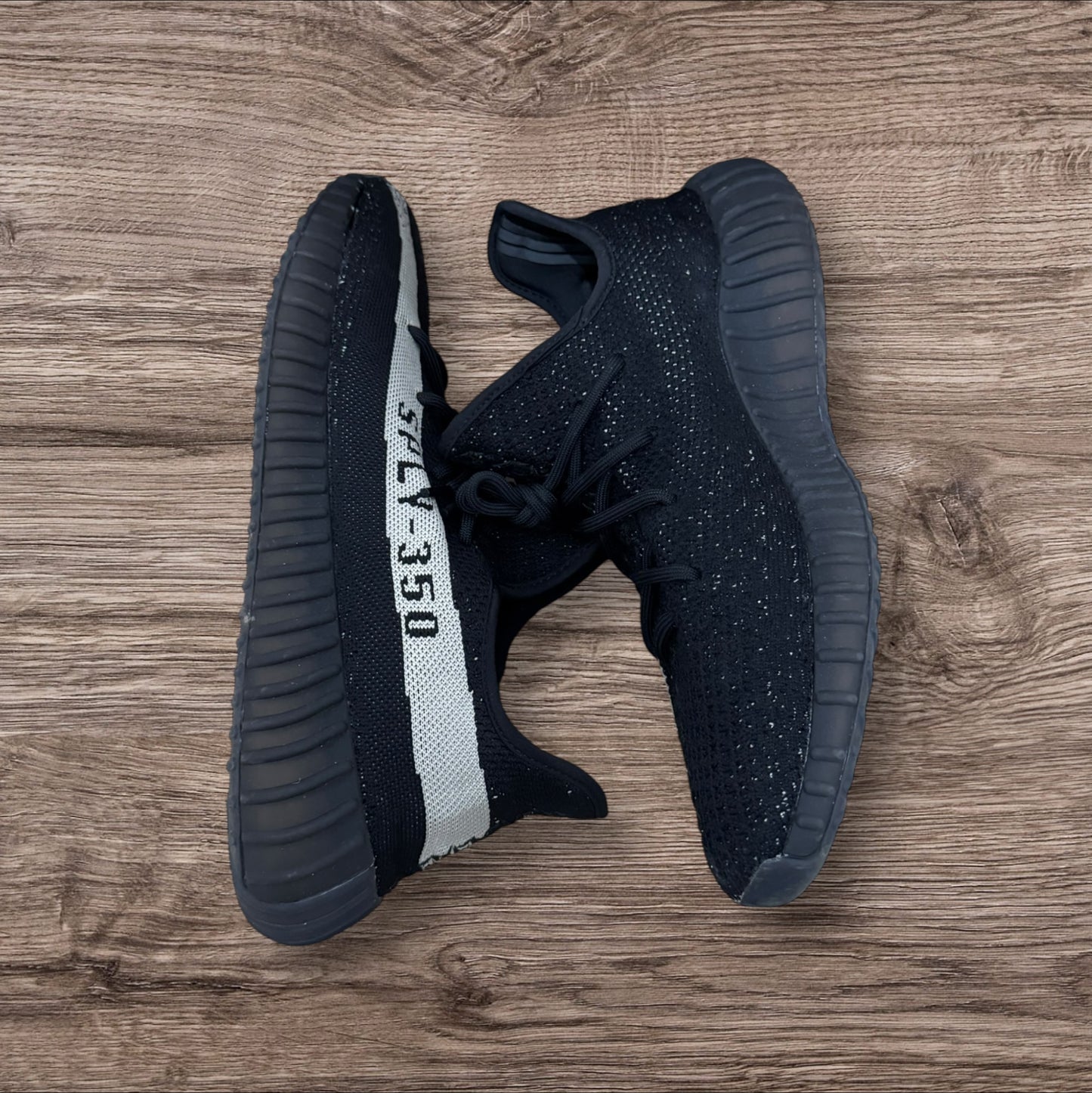 Adidas Yeezy 350 V2 Core Black White Size 13 (BY1604)