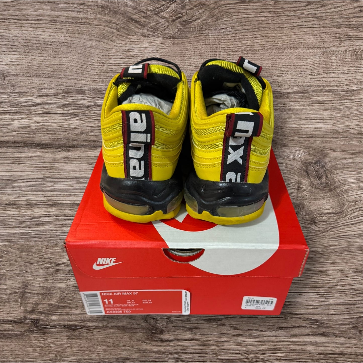 Nike Air Max 97 Bright Citron Size 11 (AV8368 700)