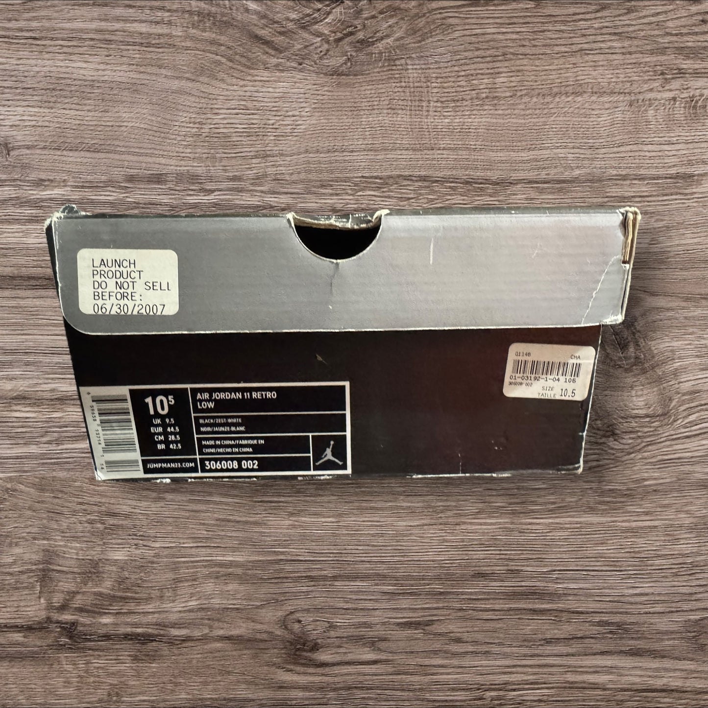Jordan 11 Low IE Zest (2007) Size 10.5 (306008 002)