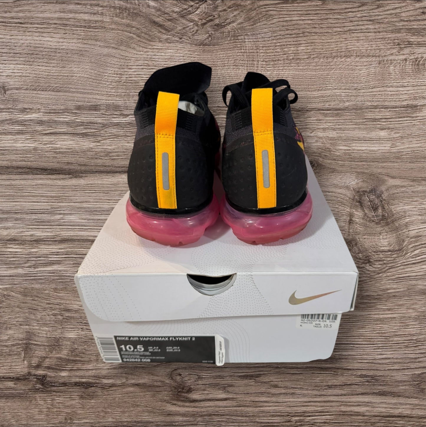 Nike Vapormax Flyknit 2 Pink Blast Size 10.5 (942842 008)