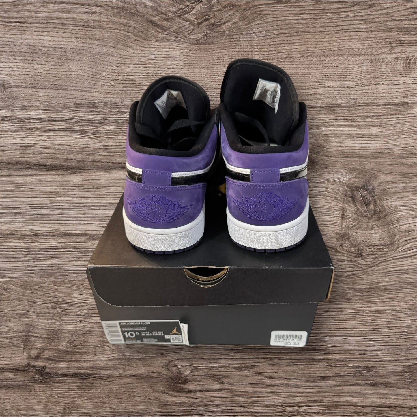 Jordan 1 Court Purple Size 10.5 (553558 125)