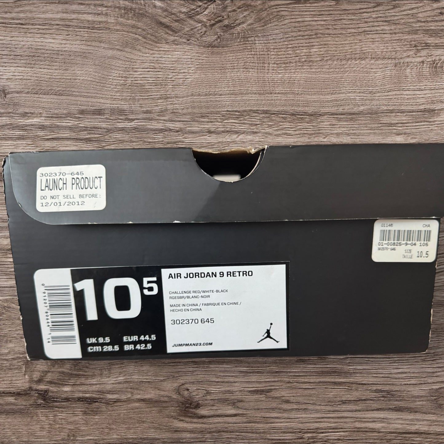 Jordan 9 Motorboat 2012 Size 10.5  (302370 645)