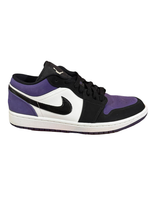 Jordan 1 Low Court Purple Size 10 (553558-125)