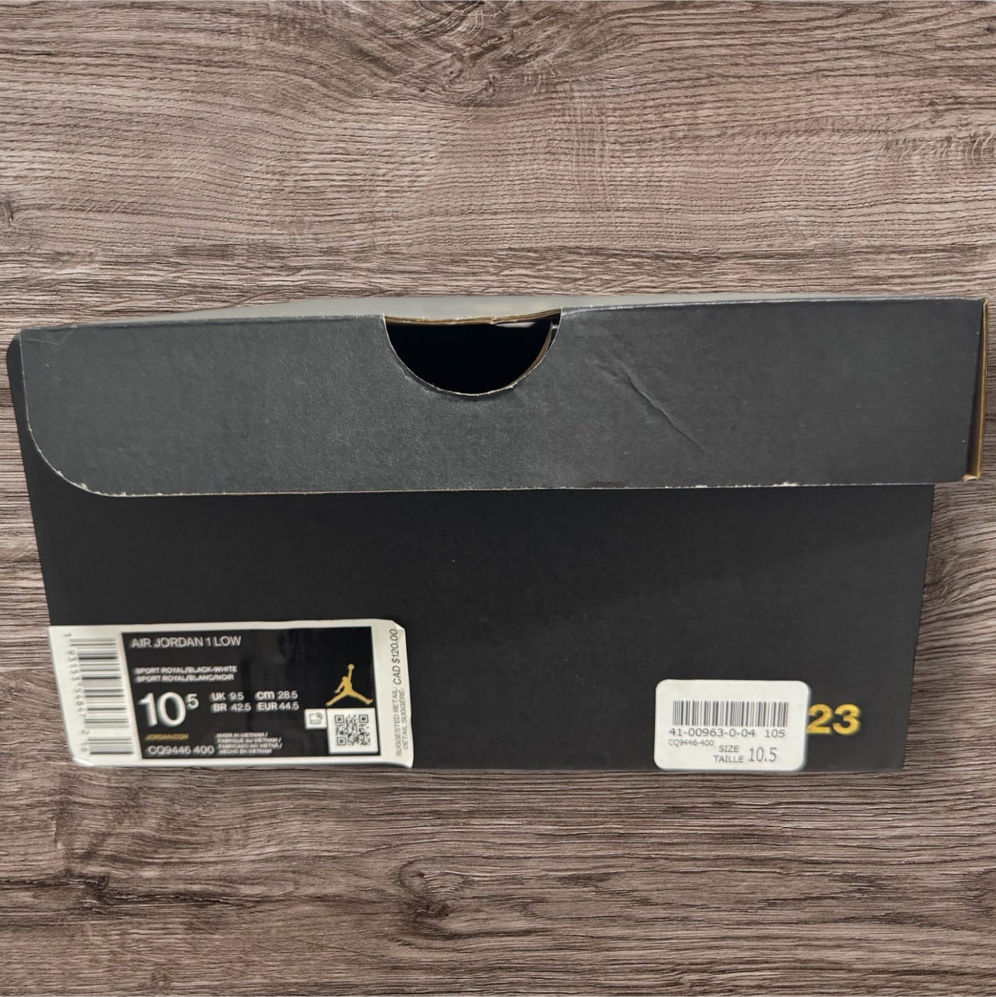 Jordan 1 Low Royal Toe Size 10.5 (CQ9446 400)