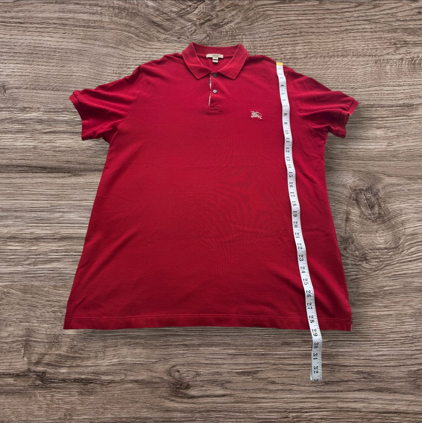 Burberry Red Polo Shirt