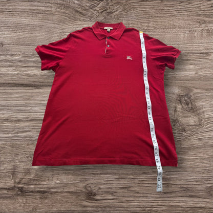 Burberry Red Polo Shirt